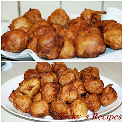 Gogosi rapide cu mere si iaurt