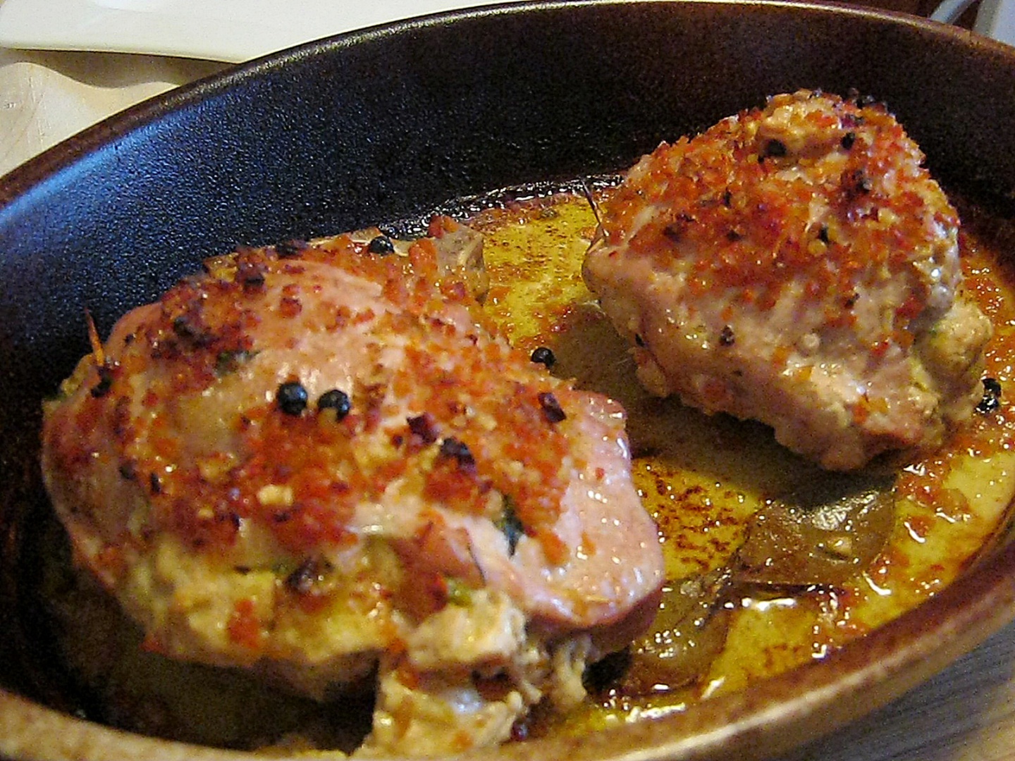 Cotlete umplute cu mazare