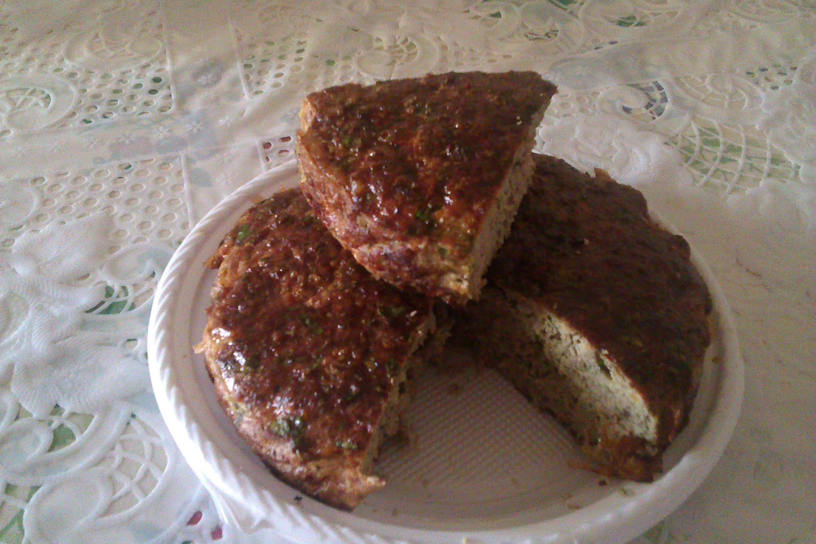 Drob din ficat de pui cu coastă de porc şi cxarne tocată de curcan