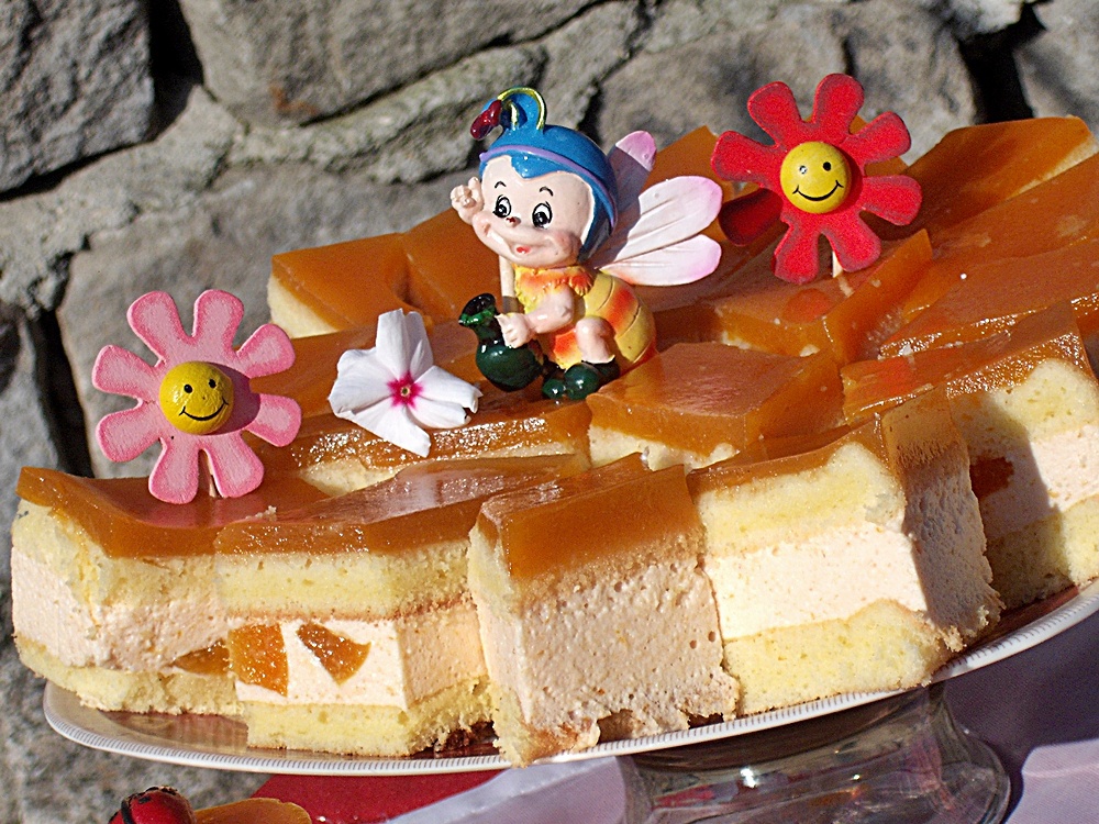 Prajitura cu nectar si caise