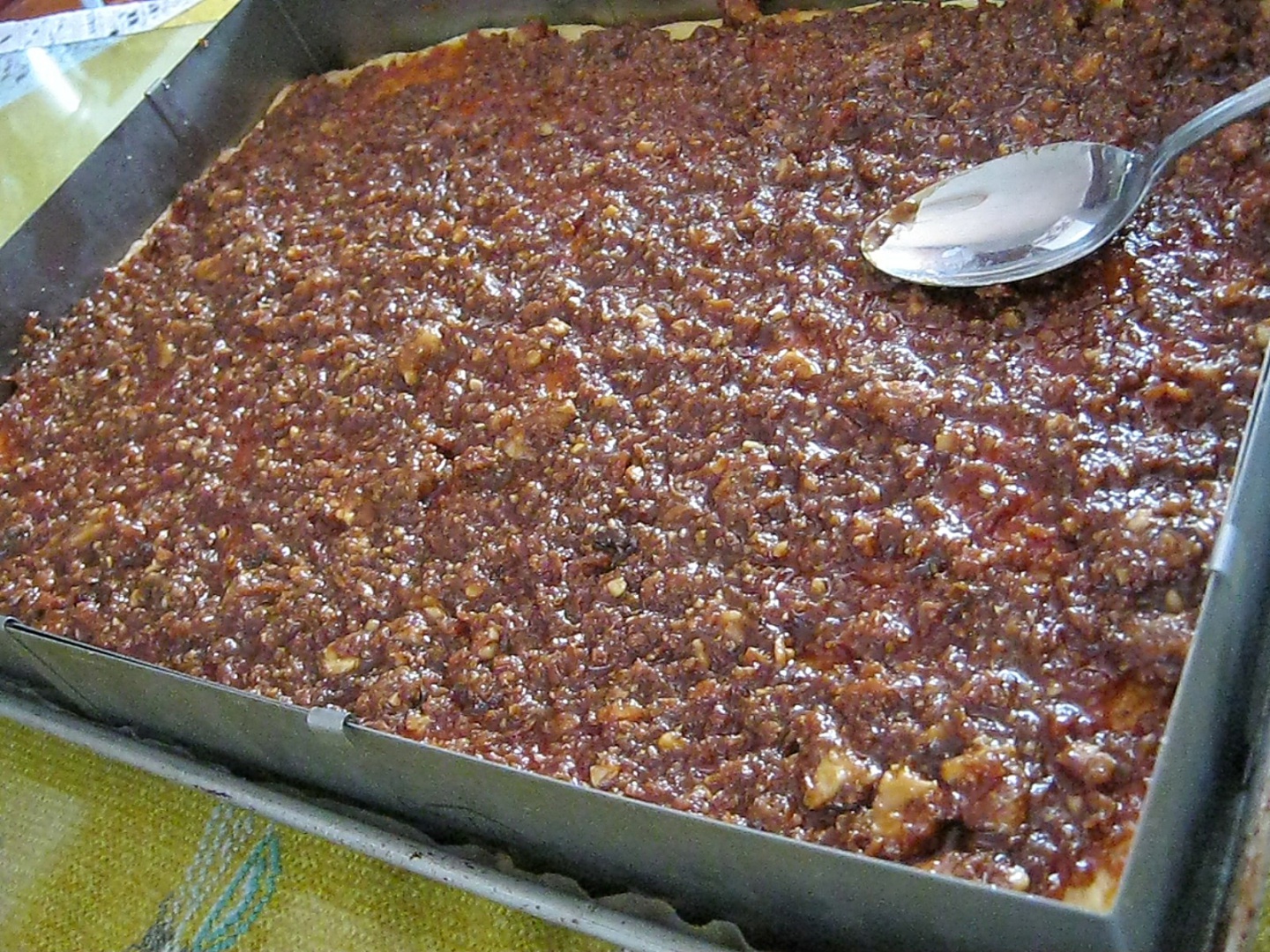 Prajitura cu afine, ciocolata alba si krantz