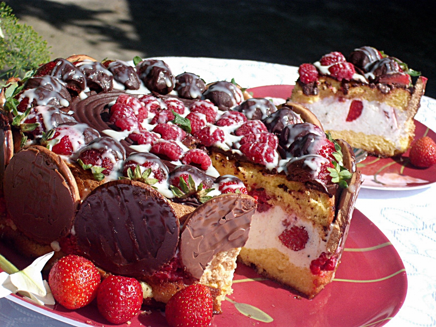 Prajitura ,,Racoare intre biscuiti"