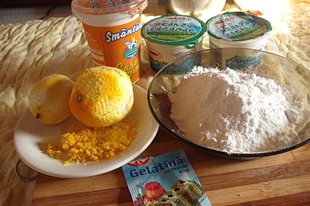 Prajitura cu aroma de citrice