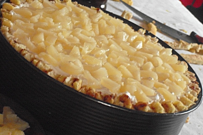 Tort cu pere caramelizate