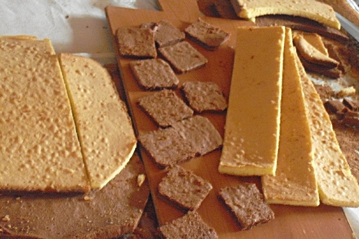 Tort cu buseuri si fructe