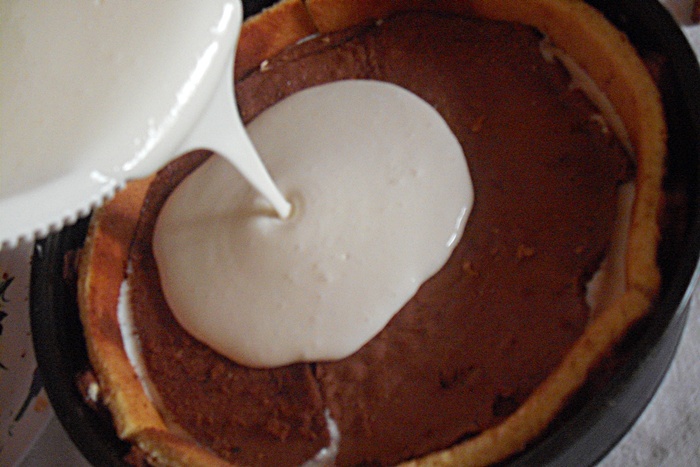 Tort cu buseuri si fructe