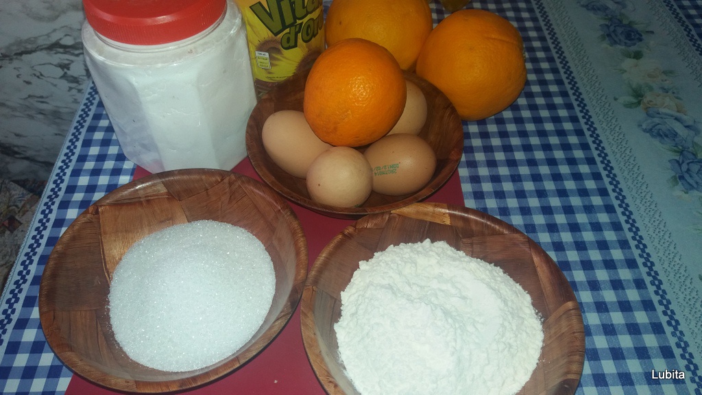 Prajitura cu portocale si ciocolata