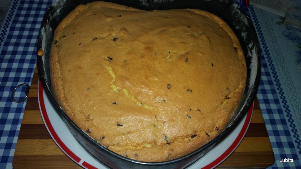 Prajitura cu portocale si ciocolata