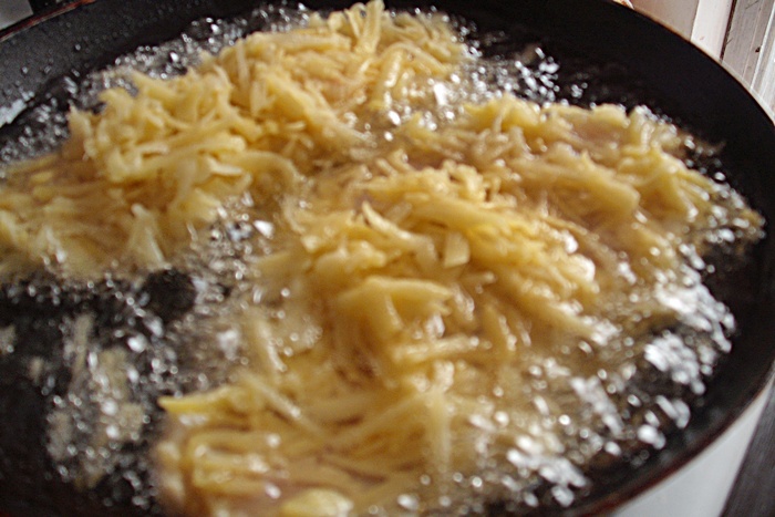 Pangasius in crusta de cartofi