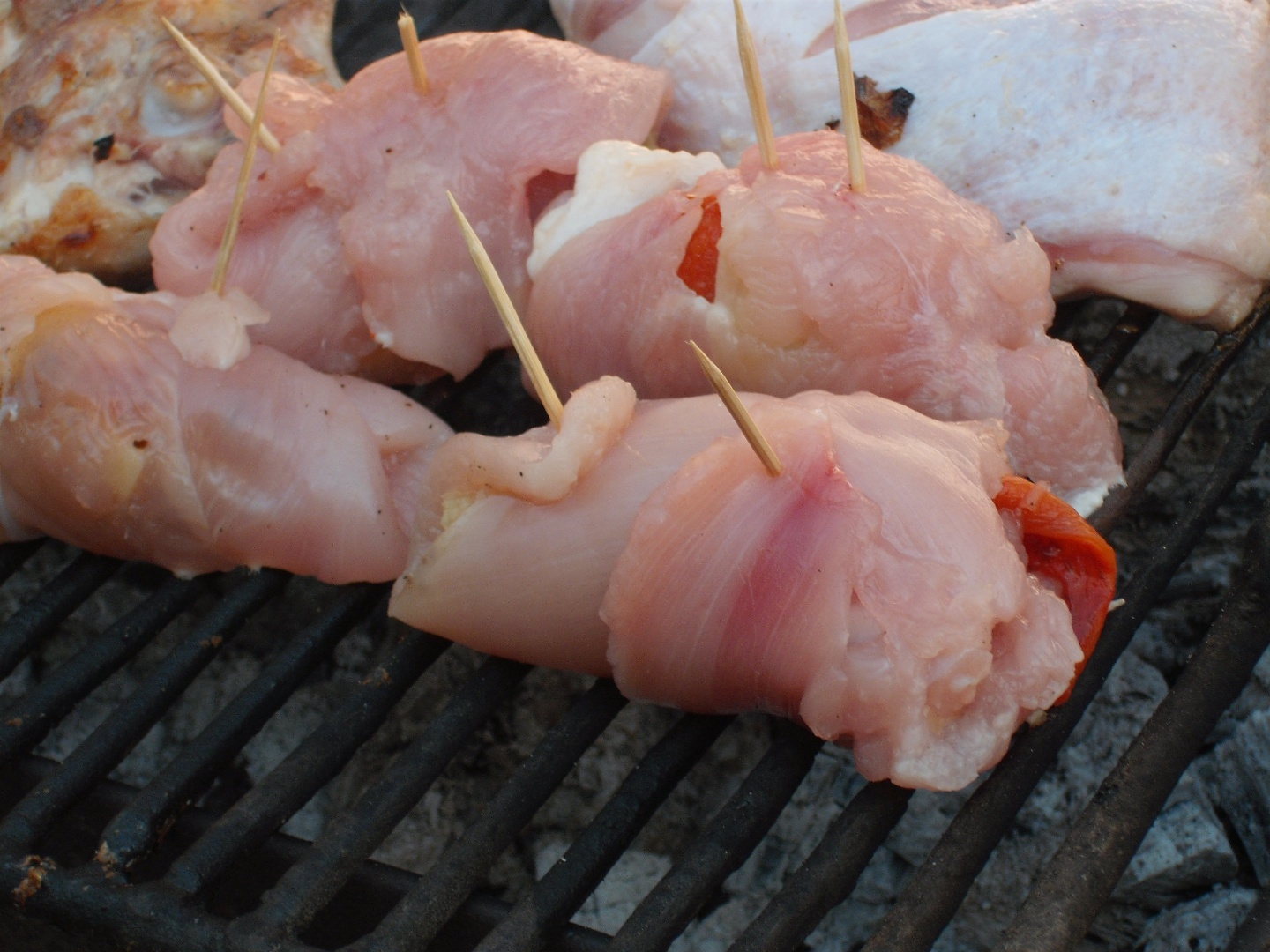 Minirulouri cu baby corn la gratar