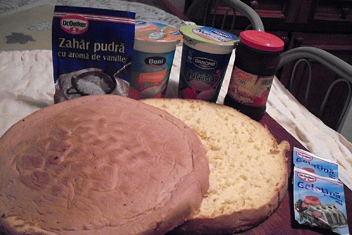 Tort cu gem ,portocale si kiwi