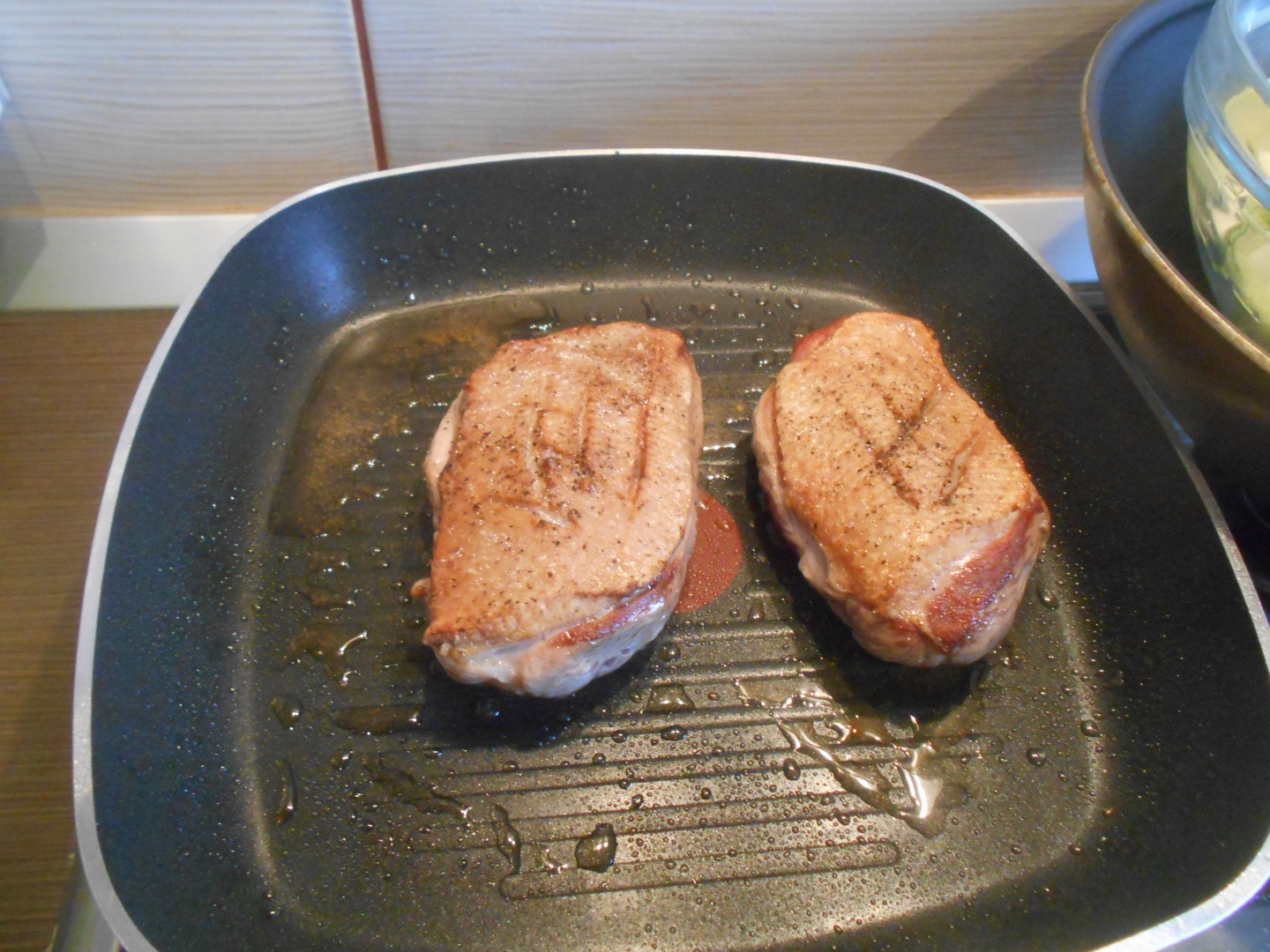 Piept de rata cu ananas