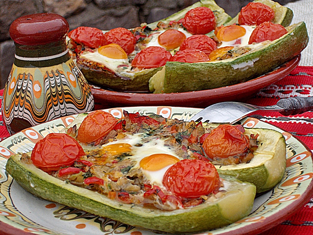 Barcute cu legume,la cuptor