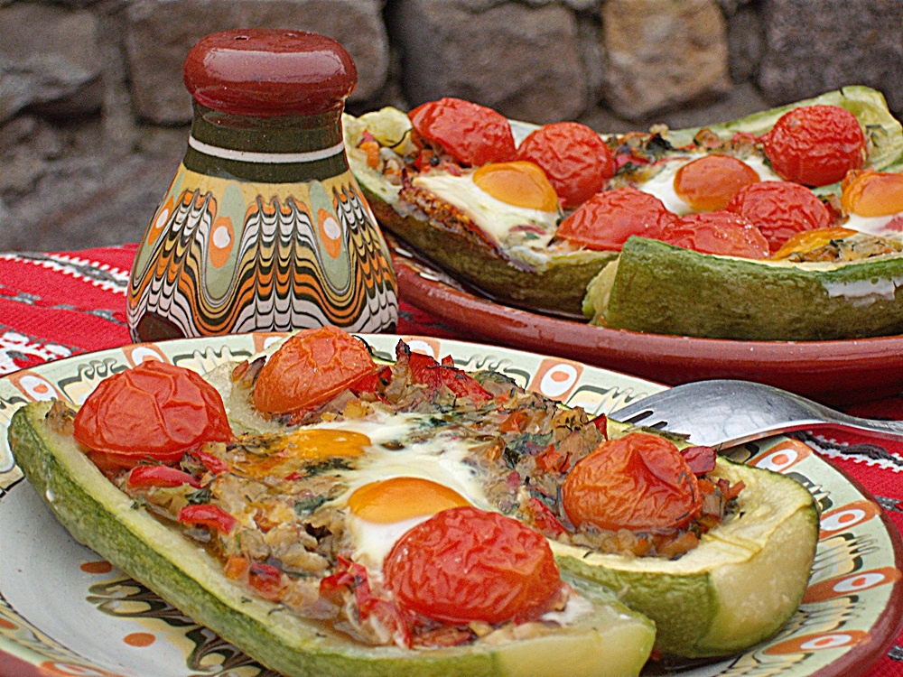 Barcute cu legume,la cuptor