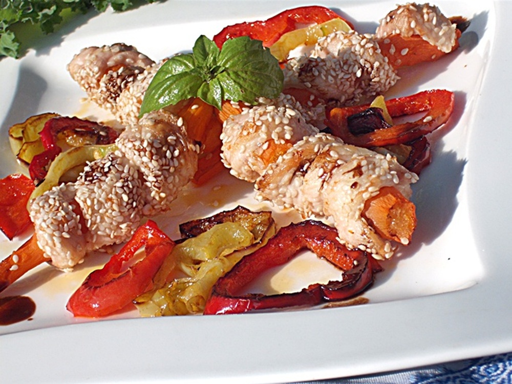 Spirale de pui pe morcovi