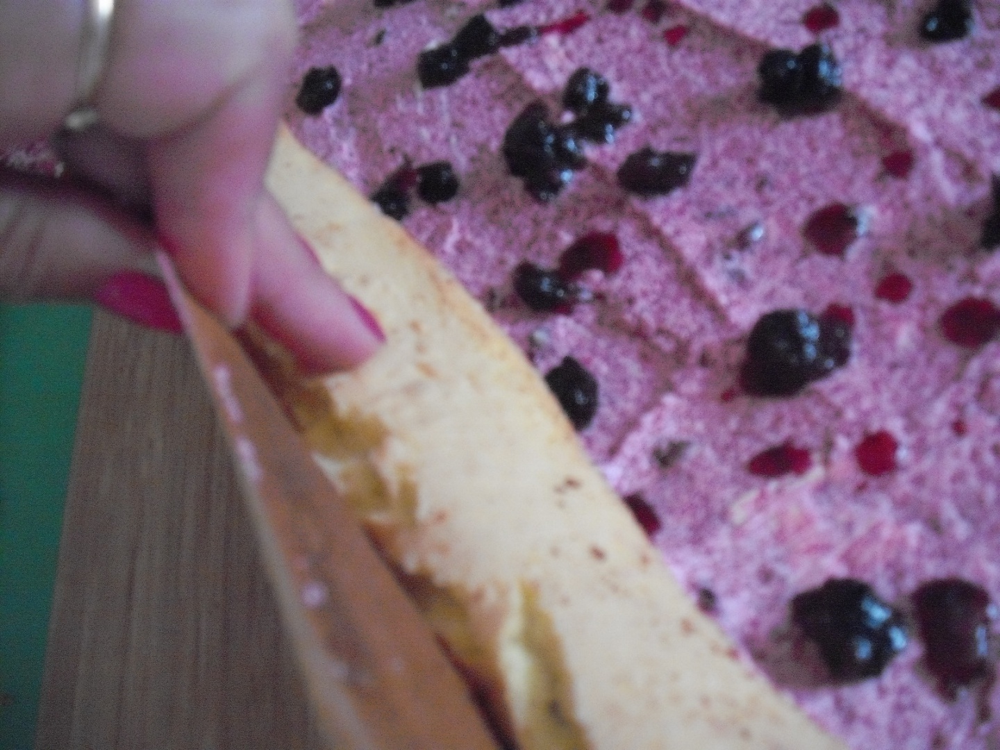 Rulada cu dulceata de afine