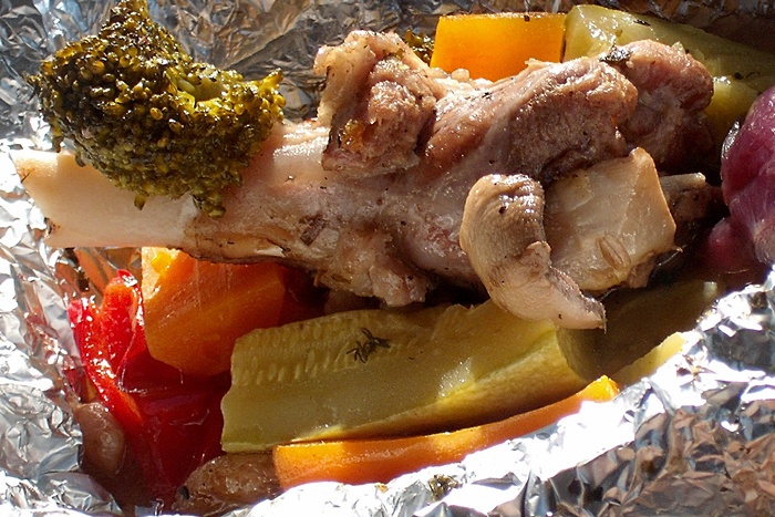 Friptura de miel in folie de aluminiu