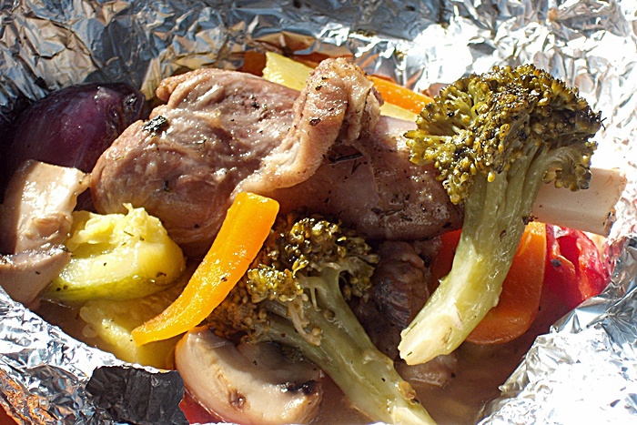 Friptura de miel in folie de aluminiu