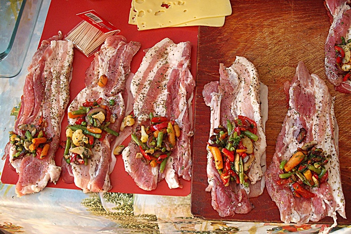 Costite de porc umplute