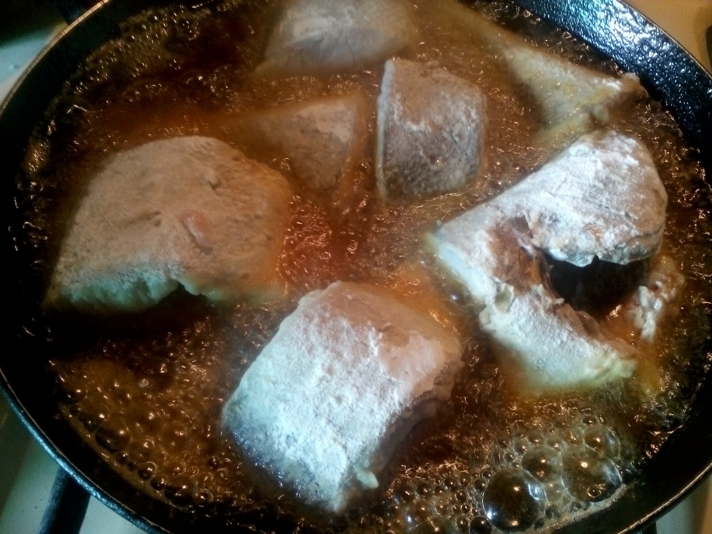 Peste tilapia prajit cu lamaie si cumin