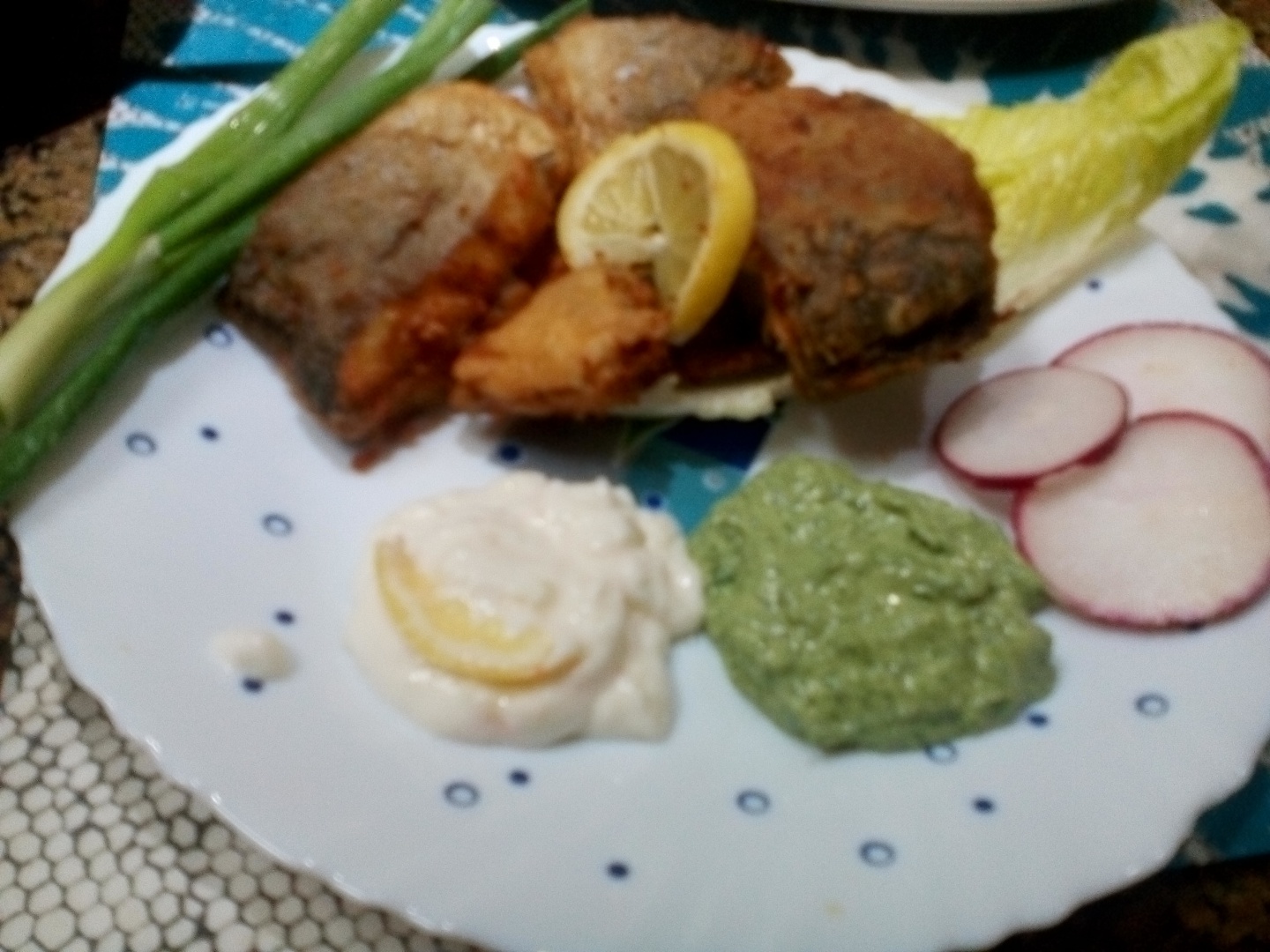 Peste tilapia prajit cu lamaie si cumin