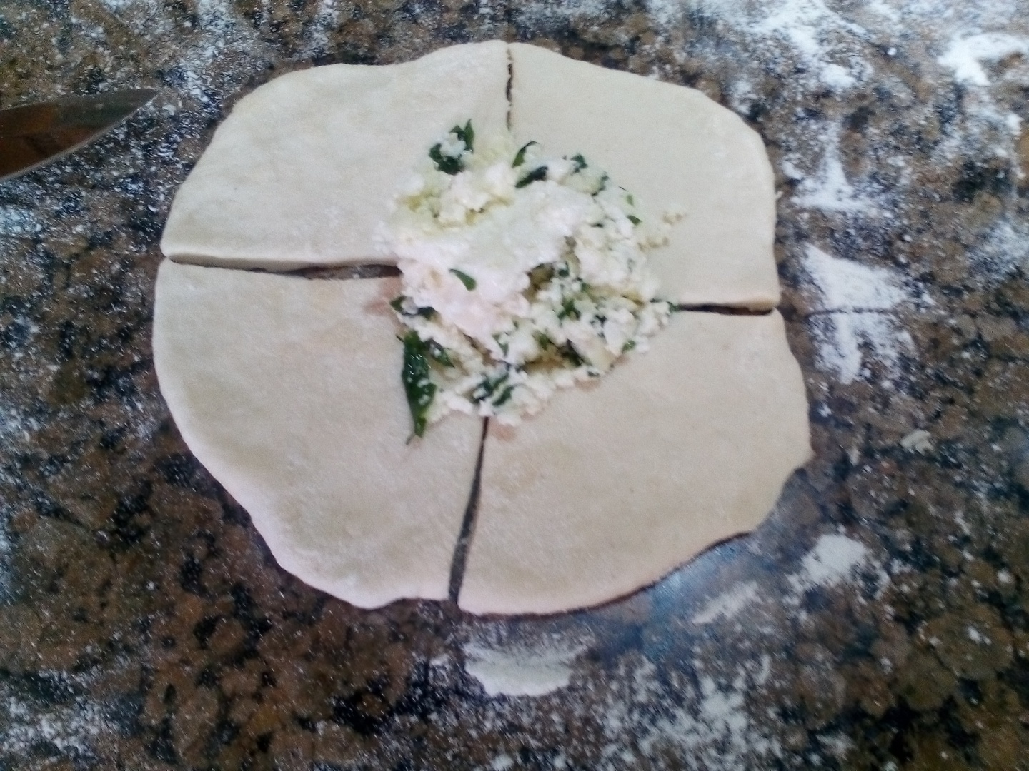 Trandafiri cu branza sarata