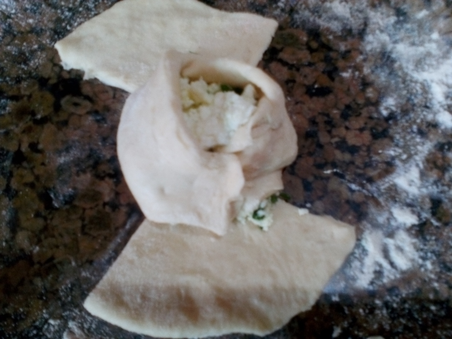 Trandafiri cu branza sarata