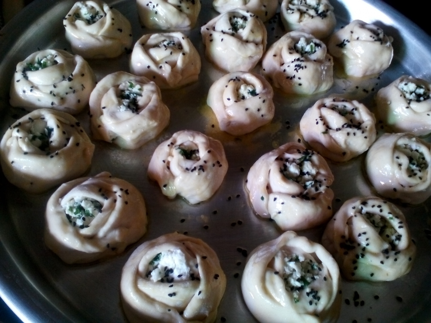 Trandafiri cu branza sarata