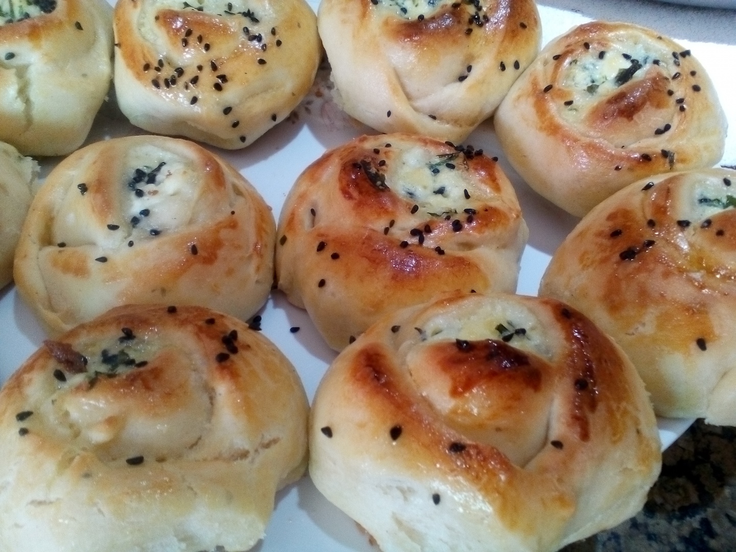 Trandafiri cu branza sarata