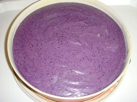 Tort cu crema de afine