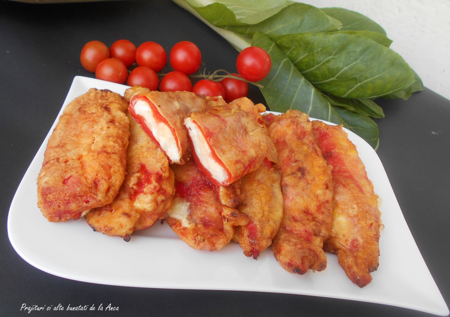 Ardei umpluti cu branza