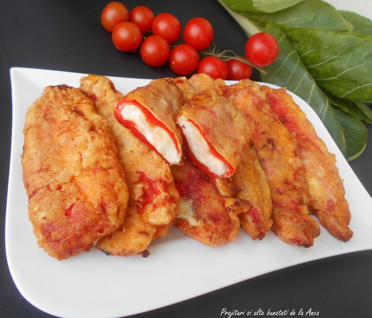 Ardei umpluti cu branza