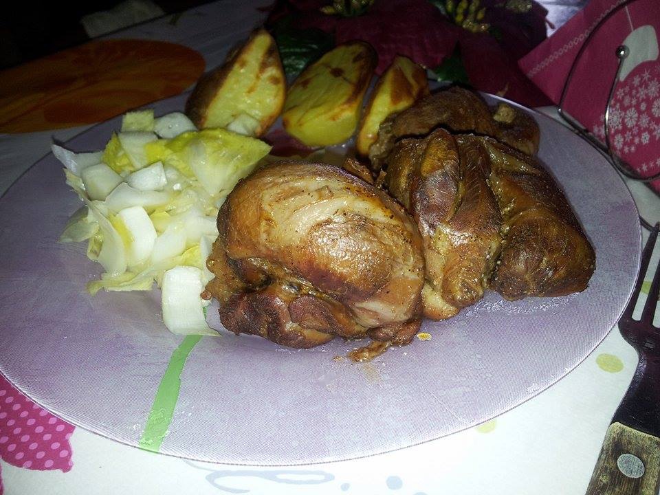 Rasol de Porc cu vin rosu la cuptor