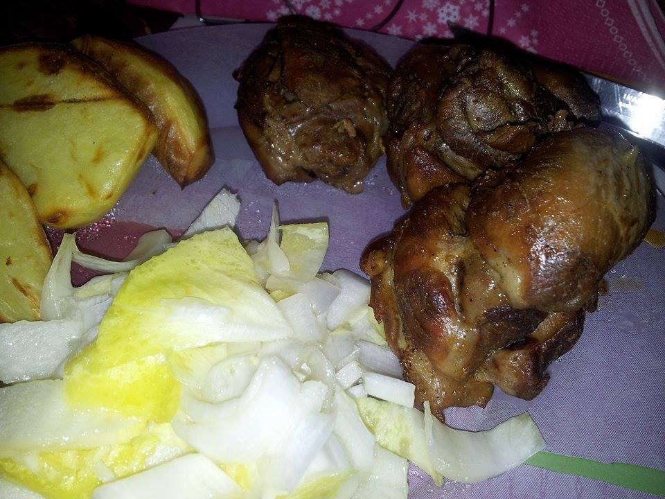 Rasol de Porc cu vin rosu la cuptor