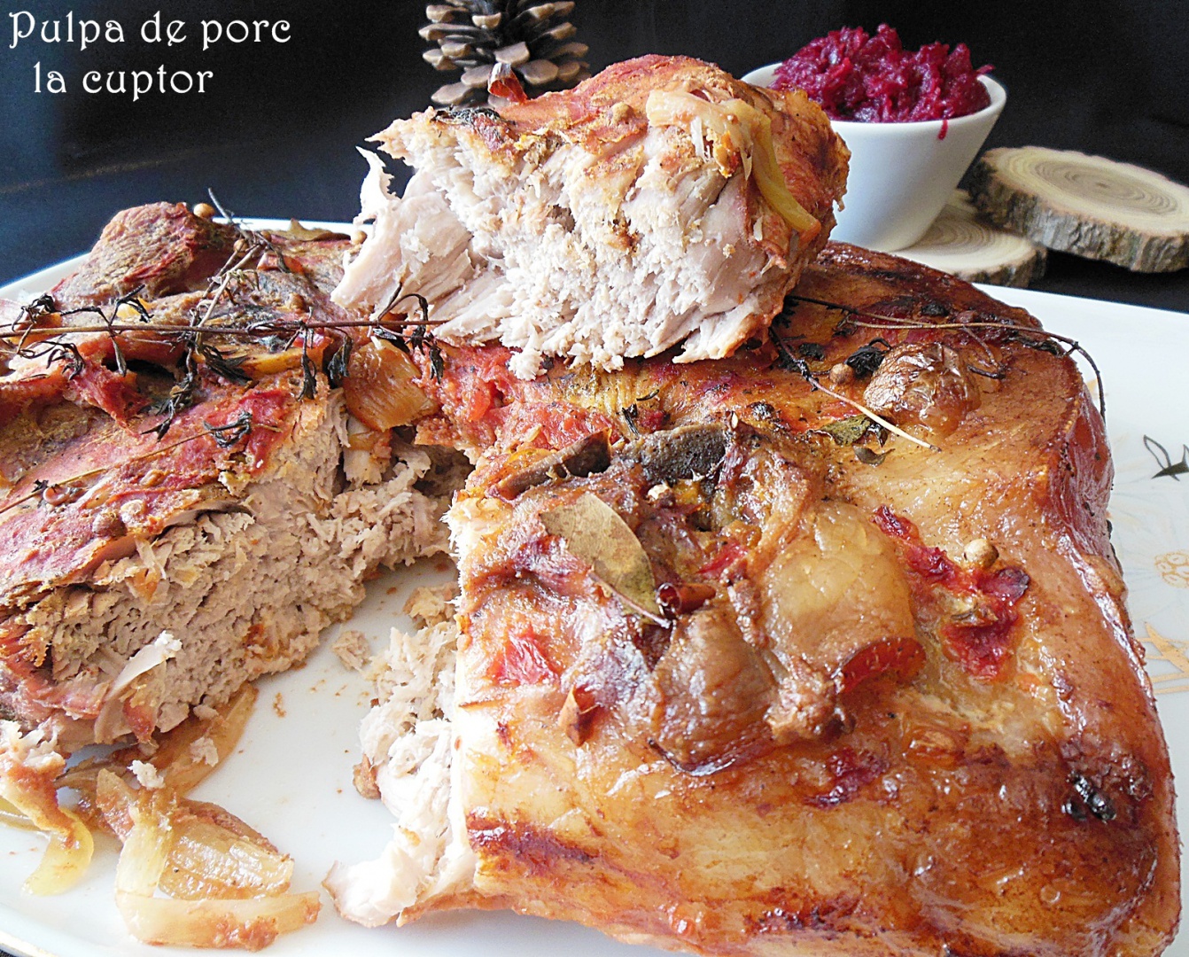 Pulpa de porc la cuptor