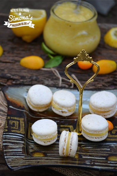 Macarons cu crema de lamaie