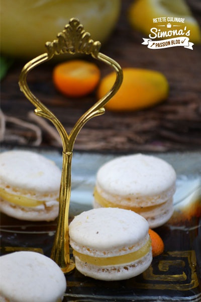 Macarons cu crema de lamaie