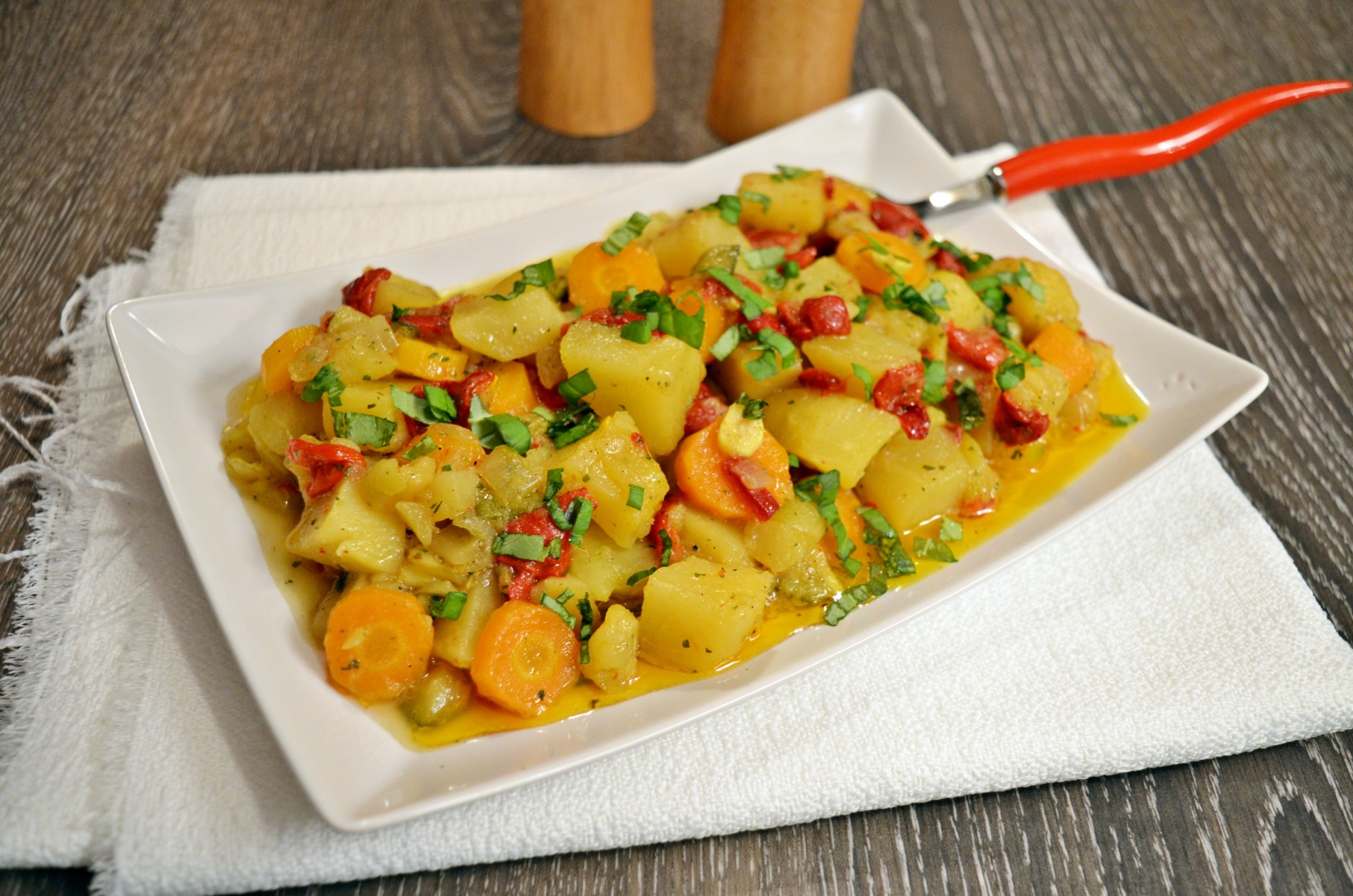 Legume cu ardei copt la slow cooker Crock-Pot