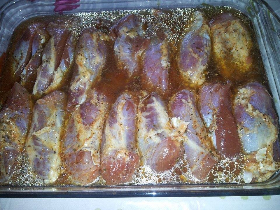 Friptura din carne frageda de porc cu bere la cuptor