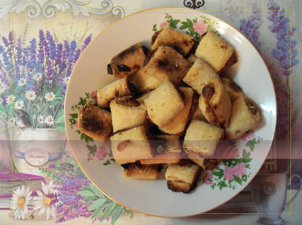 Cornulete asortate cu aluat din untura