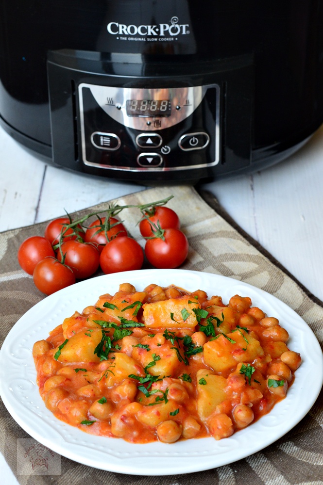 Tocanita de naut cu cartofi - de post, la slow cooker Crock-Pot