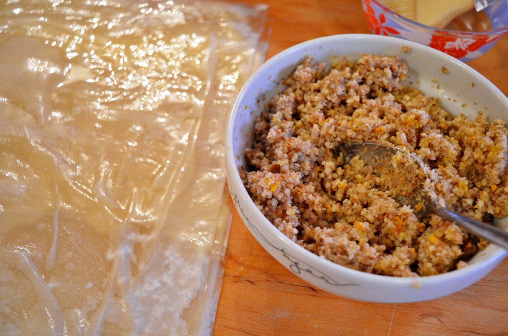 Placinta invartita cu nuca si portocala - de post, la slow cooker Crock-Pot