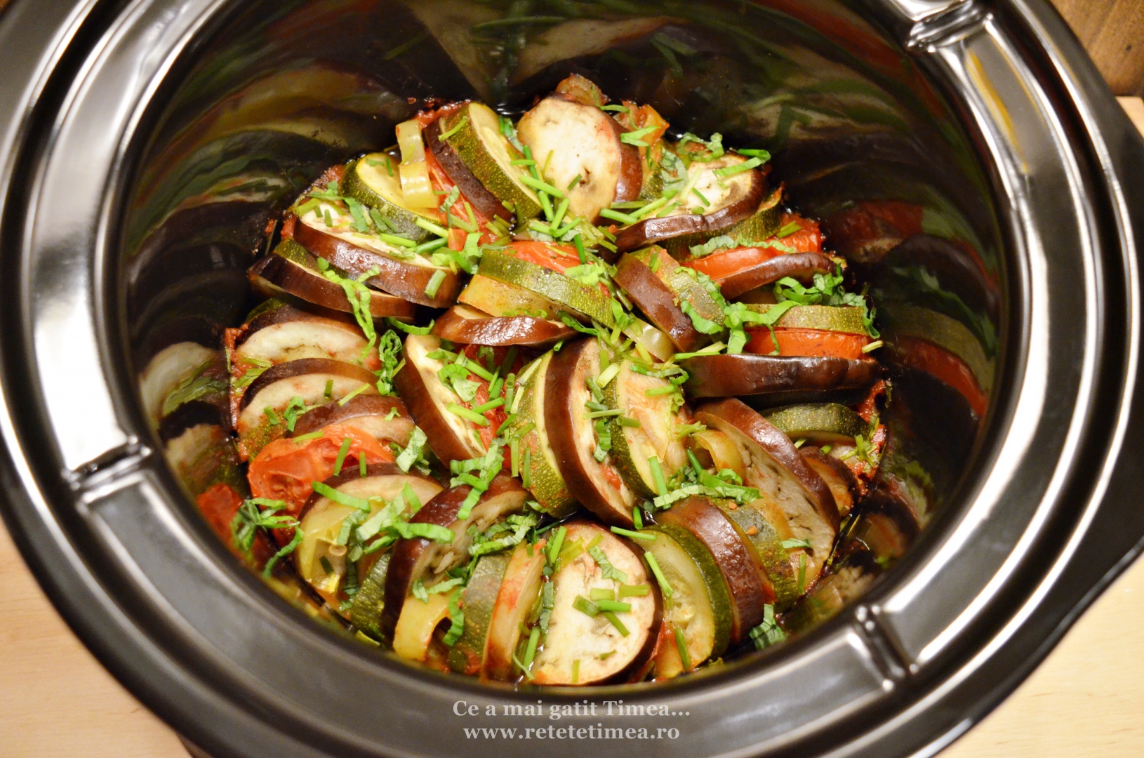 Ratatouille la slow cooker Crock-Pot