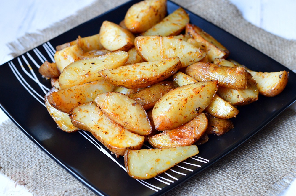 Cartofi wedges la slow cooker Crock-Pot