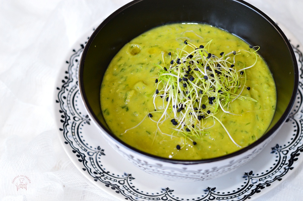 Supa crema de mazare - de post, la slow cooker Crock-Pot