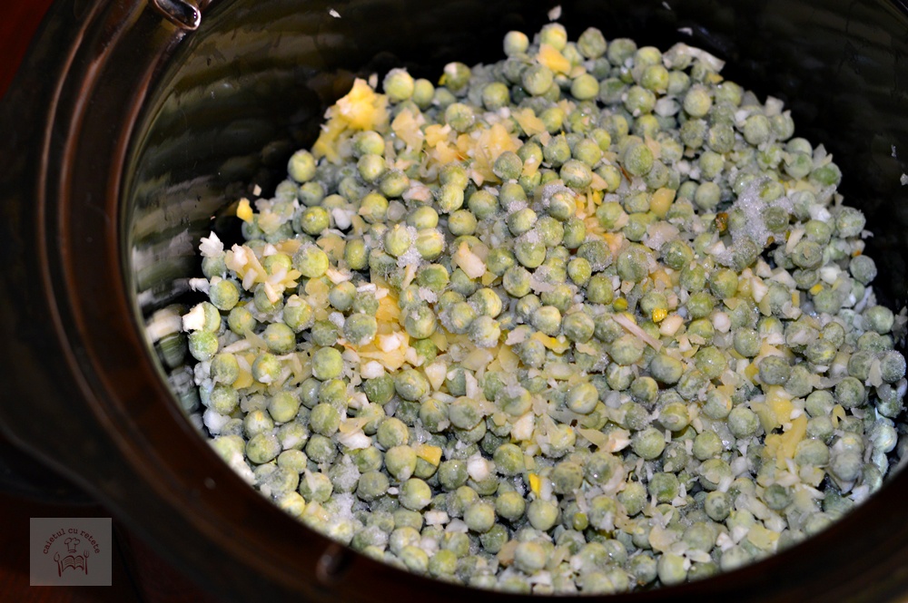 Supa crema de mazare - de post, la slow cooker Crock-Pot