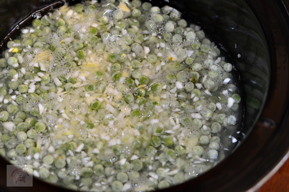 Supa crema de mazare - de post, la slow cooker Crock-Pot