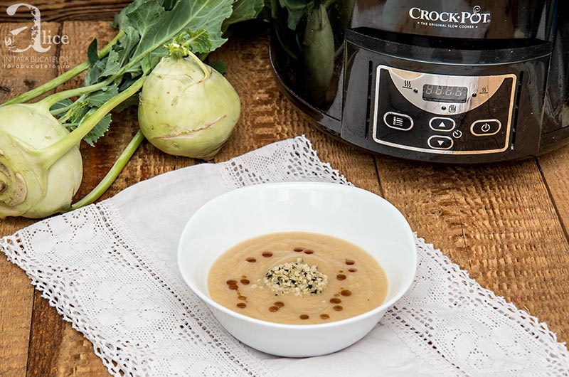 Supa crema de gulie si naut la slow cooker Crock-Pot