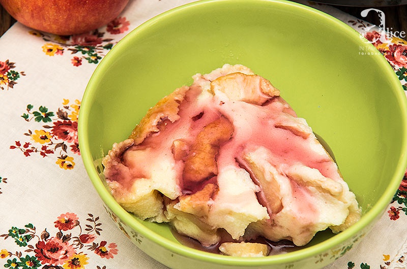 Budinca de gris cu mere la slow cooker Crock-Pot