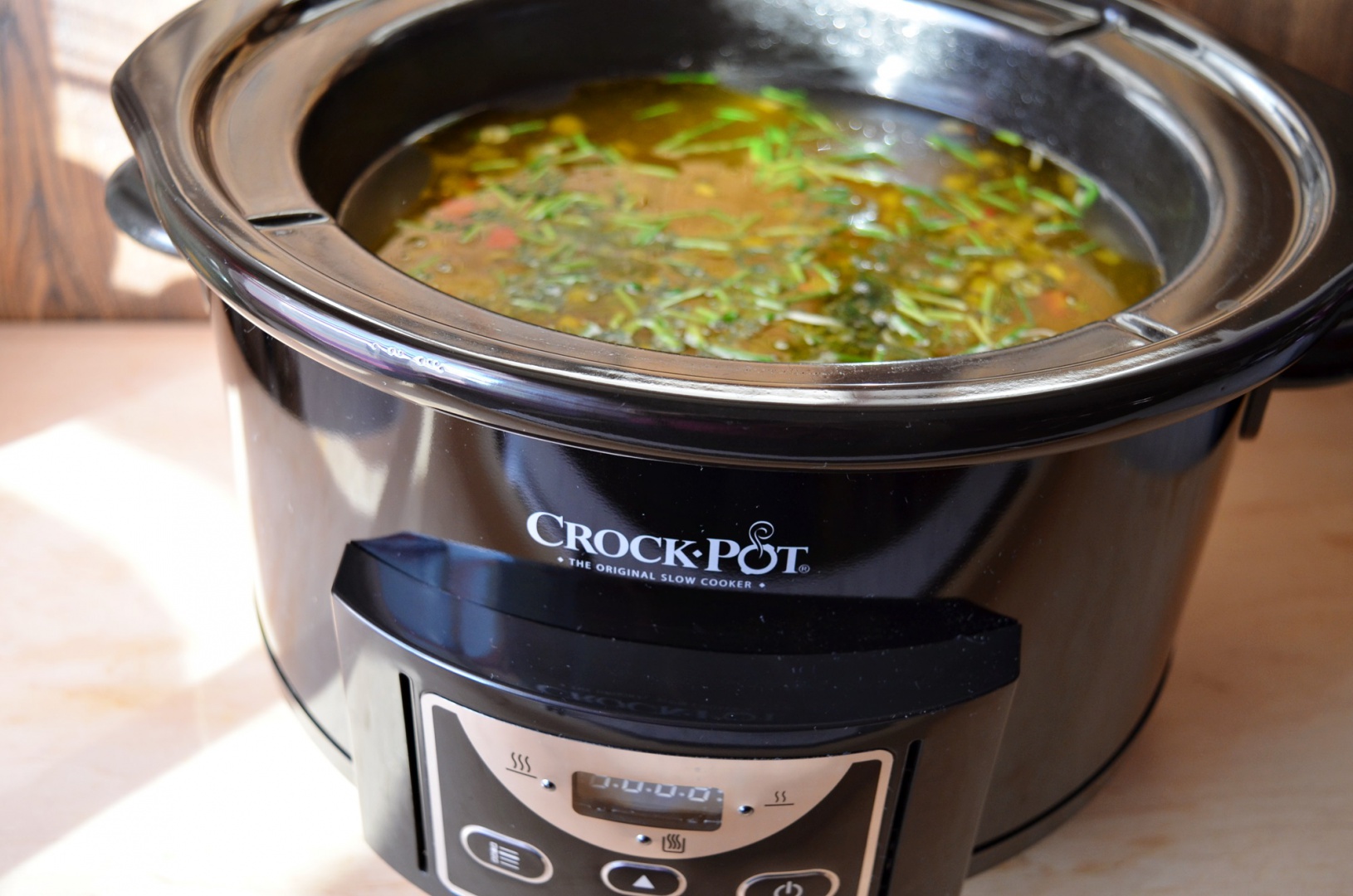 Ciorba de legume de post la slow cooker Crock Pot